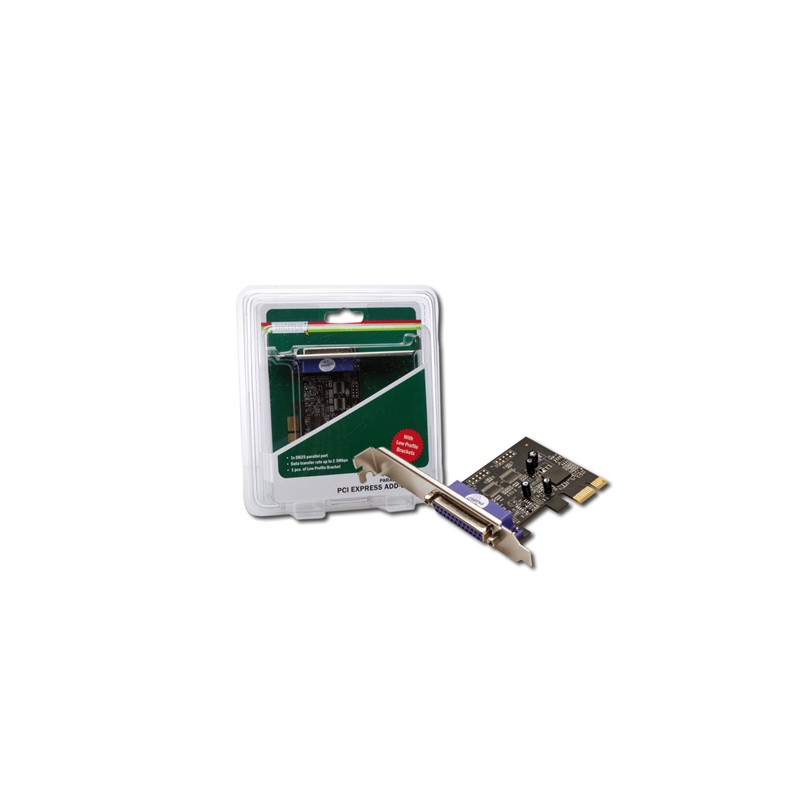 SCHEDA PCI-EXPRESS CON 1 PORTA PARALLELA 25 POLI
