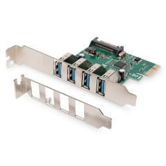 SCHEDA AGGIUNTIVA PCI-EXPRESS 4 PORTE USB 3.0