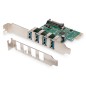 SCHEDA AGGIUNTIVA PCI-EXPRESS 4 PORTE USB 3.0