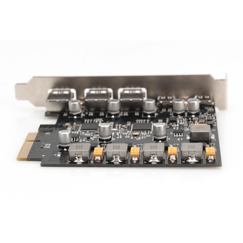 DIGITUS SCHEDA PCIE 2 USB-C + 3 USB A