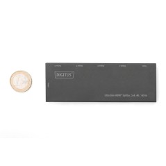 SPLITTER HDMI ULTRA SLIM, 1X4, 4K/60HZ HDR, HDCP 2.2, 18 GBPS, MICRO USB POWER