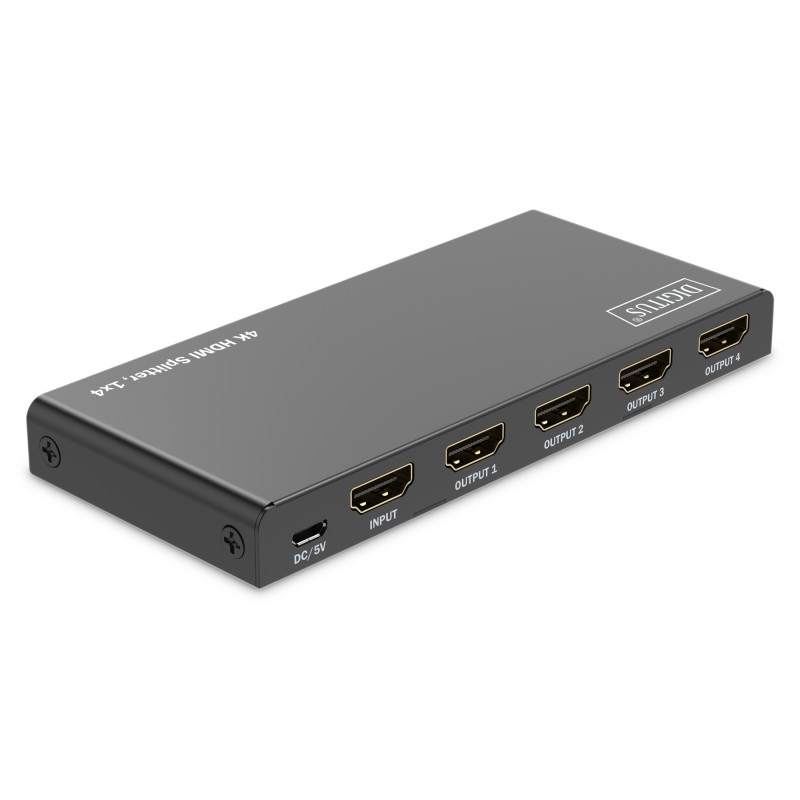 SPLITTER HDMI 1X4 4K/60HZ HDCP 2.2, EDID CONTROL