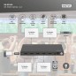 SPLITTER HDMI 1X4 8K/60HZ (4:4:4), TOSLINK, STEREO, EDID CONTROL