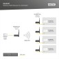 RICEVITORE PER ESTENSORE WIRELESS HDMI PER DS55346, FULL HD