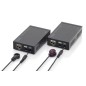 ESTENSORE HDMI 4K SU DI CAVO DI RETE HDBASET RICEVITORE + TRASMETTITORE