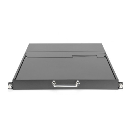 CONSOLE KVM MODULARE HD LCD CON TFT DA 17", CONNESSIONE KVM CAT5 A 8 PORTE, TOUCHPAD, LAYOUT TASTIERA ITALIANA