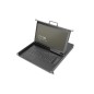 CONSOLE KVM MODULARE HD LCD CON TFT DA 17", CONNESSIONE KVM CAT5 A 8 PORTE, TOUCHPAD, LAYOUT TASTIERA ITALIANA