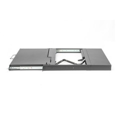 CONSOLE KVM MODULARE HD LCD CON TFT DA 17", CONNESSIONE KVM HDMI A 16 PORTE, TOUCHPAD, LAYOUT TASTIERA ITALIANA