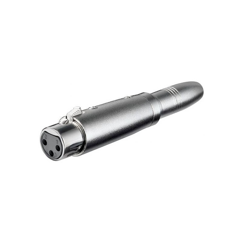 ADATTATORE XLR FEMMINA 3 POLI - 6,35MM FEMMINA
