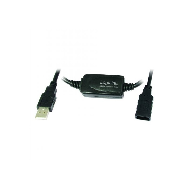 ESTENSORE DI LINEA USB 2.0 MASCHIO/FEMMINA CON CAVO DA MT. 15