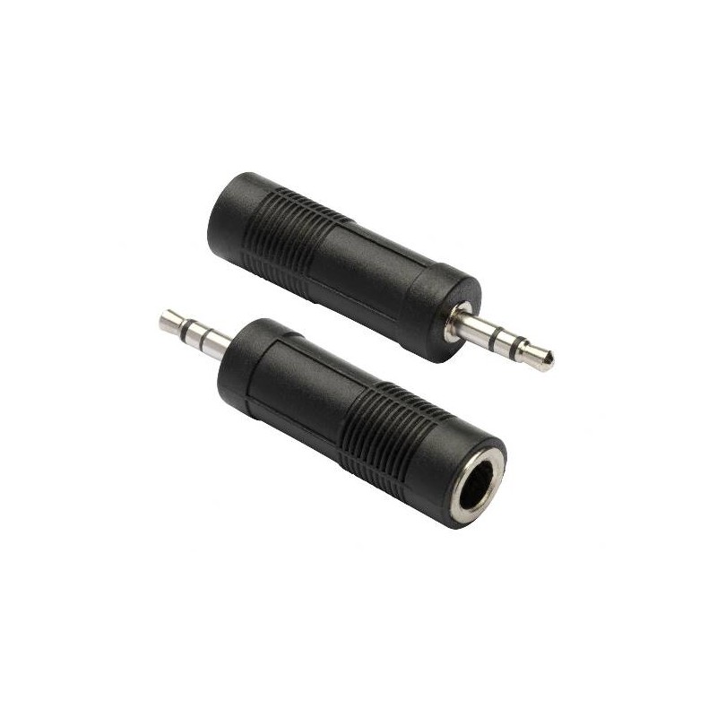 ADATTATORE STEREO 3,5MM. MASCHIO - 6,35MM. FEMMINA