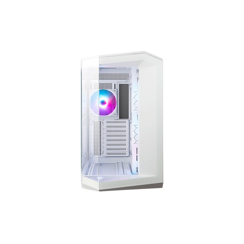 MSI MAG PANO 100R PZ WHITE, Global, 2xUSB 3.2 Gen 1, 1xUSB 3.2 Gen2 Type-C, 3x120mm ARGB Reverse Bla