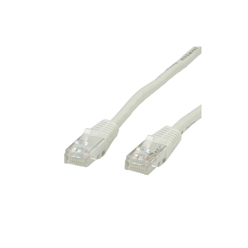 VALUE UTP PATCHCORD CAT5E Class D, CCA, AWG24, GREY, 15M