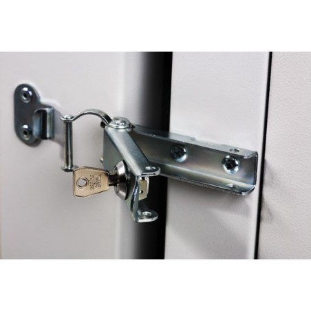 ARMADIO 9 UNITA' DA MURO LINEA SOHO (A)491 X (L)600 X (P)610 MM. CON DOPPIA SEZIONE COLORE GRIGIO CHIARO RAL7035