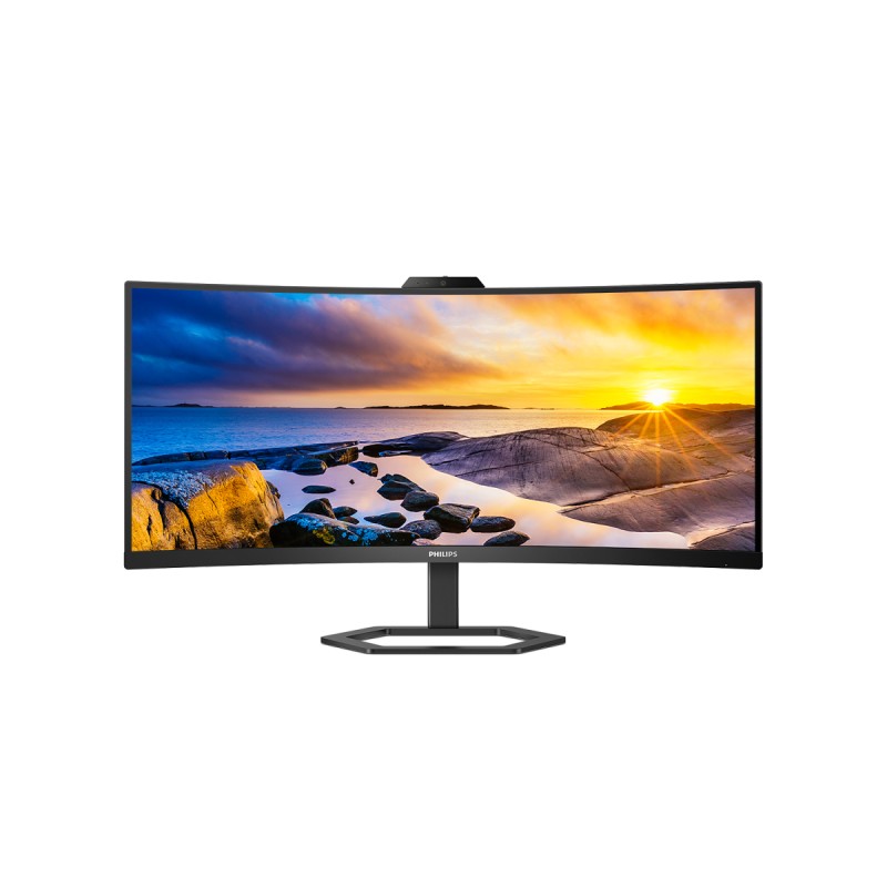 PHILIPS MONITOR CURVO 34 WLED VA 21:9 UWQHD 4MS, DP/HDMI, USB-C DOCKING, WEBCAM, REG ALTEZZA, MULTIM PHILIPS MONITOR CURVO 34 WLED VA 21:9 UWQHD 4MS, DP/HDMI, USB-C DOCKING, WEBCAM, REG ALTEZZA, MULTIM