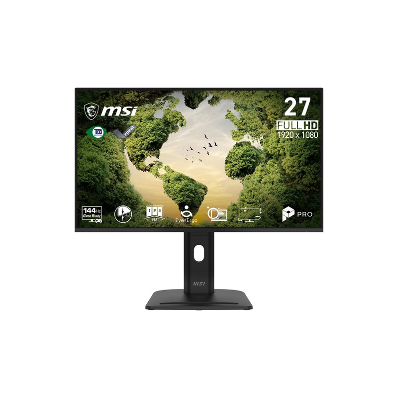 MSI MONITOR CURVO 27 LED IPS FHD 16:9 144Hz 1ms, HDMI/DP/VGA, PIVOT, MULTIMEDIALE, CERTIFICAZIONE EPEAT/TCO MSI MONITOR CURVO 27 LED IPS FHD 16:9 144Hz 1ms, HDMI/DP/VGA, PIVOT, MULTIMEDIALE, CERTIFICAZIONE EPEAT/TCO