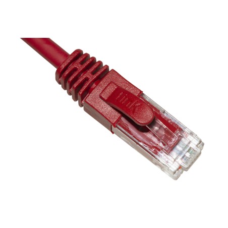 CAVO RETE CATEGORIA 6A NON SCHERMATO UTP AWG24 COLORE ROSSO HALOGENFREE MT 0,5