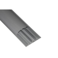 CANALINA BOMBATA PASSACAVI DA PAVIMENTO PVC 75X20 CON COPERCHIO SCORREVOLE MT 2