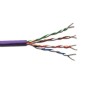 CAVO SOLIDO NON SCHERMATO UTP HALOGENFREE PER RETI CATEGORIA 6 IN RAME MATASSA MT.305 CLASSE CPR: ECA