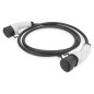 CAVO RICARICA PER AUTO ELETTRICA MONOFASE 240V, 32A, 5 MT TYPE 2 - TYPE 2 DIGITUS