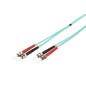 CAVO FIBRA OTTICA ST A ST MULTIMODE DUPLEX OM3 50/125 MT.1