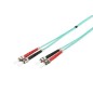CAVO FIBRA OTTICA ST A ST MULTIMODE DUPLEX OM3 50/125 MT.2