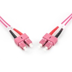 CAVO FIBRA OTTICA SC A SC MULTIMODE DUPLEX 50/125 MT.3 OM4