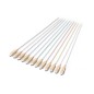 SET 12 CAVI PIGTAIL FIBRA OTTICA COLORATI CONNETTORI SC OM3 50/125 SIMPLEX