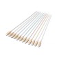 SET 12 CAVI PIGTAIL FIBRA OTTICA COLORATI CONNETTORI SC OM4 50/125 SIMPLEX