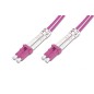 CAVO FIBRA OTTICA LC A LC MULTIMODE DUPLEX 50/125 MT.2 OM4