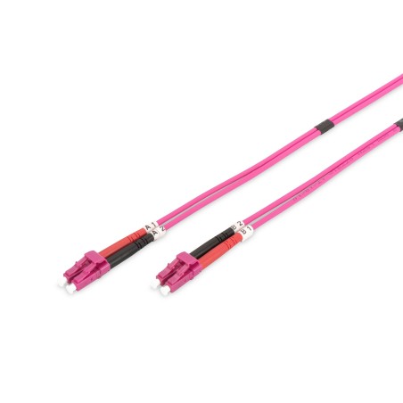 CAVO FIBRA OTTICA LC A LC MULTIMODE DUPLEX 50/125 MT.7 OM4 DIGITUS