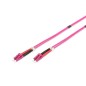 CAVO FIBRA OTTICA LC A LC MULTIMODE DUPLEX 50/125 MT.7 OM4 DIGITUS