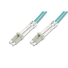 CAVO PATCH LWL MULTIMODALE OM 3, LC/LC COLORE ACQUA 15 MT.