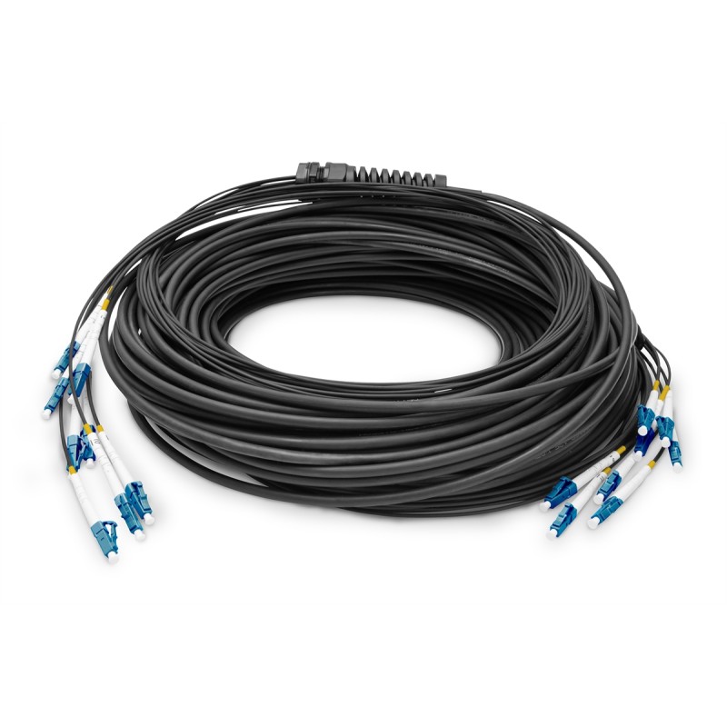 CAVO BREAKOUT UNIVERSALE IN FIBRA OTTICA DOTATO DI TERMINALI, MULTIMODE OS2, 8 FIBRE, LC/UPERSONAL COMPUTER - LC/UPERSONAL COMPU