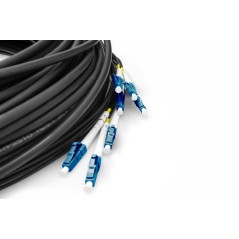 CAVO BREAKOUT UNIVERSALE IN FIBRA OTTICA DOTATO DI TERMINALI, MULTIMODE OS2, 8 FIBRE, LC/UPERSONAL COMPUTER - LC/UPERSONAL COMPU
