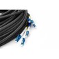 CAVO BREAKOUT UNIVERSALE IN FIBRA OTTICA DOTATO DI TERMINALI, MULTIMODE OS2, 8 FIBRE, LC/UPERSONAL COMPUTER - LC/UPERSONAL COMPU