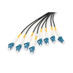CAVO BREAKOUT UNIVERSALE IN FIBRA OTTICA DOTATO DI TERMINALI, MULTIMODE OS2, 8 FIBRE, LC/UPERSONAL COMPUTER - LC/UPERSONAL COMPU