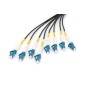 CAVO BREAKOUT UNIVERSALE IN FIBRA OTTICA DOTATO DI TERMINALI, MULTIMODE OS2, 8 FIBRE, LC/UPERSONAL COMPUTER - LC/UPERSONAL COMPU