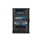 ARMADIO RACK 10" 9 UNITA' IN ACCIAIO COLORE NERO