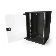 ARMADIO RACK 10" 9 UNITA' IN ACCIAIO COLORE NERO