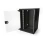 ARMADIO RACK 10" 9 UNITA' IN ACCIAIO COLORE NERO