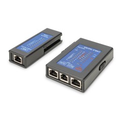 DIGITUS TESTER PER CAVI, RETE, RJ45, TESTER SU UN SOLO LATO