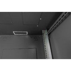 ALLOGGIAMENTO A PARETE 7U 416X600X600 MM, COLORE NERO (RAL 9005)