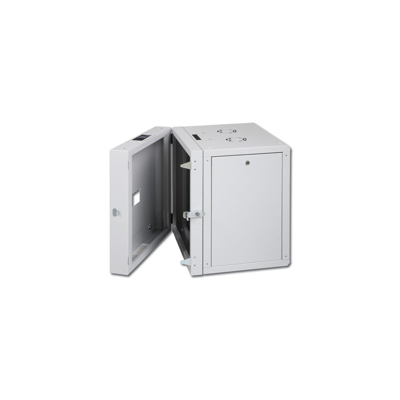 ARMADIO 12 UNITA' DA MURO LINEA SOHO (A)624 X (L)600 X (P)610 MM. CON DOPPIA SEZIONE COLORE GRIGIO CHIARO RAL7035