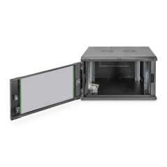 ALLOGGIAMENTO A PARETE 12U 638X600X600 MM, COLORE NERO (RAL 9005)