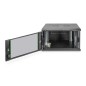 ALLOGGIAMENTO A PARETE 12U 638X600X600 MM, COLORE NERO (RAL 9005)