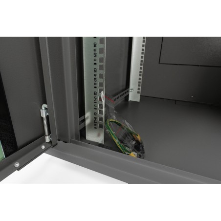 ALLOGGIAMENTO A PARETE 16U 816X600X600 MM, COLORE NERO (RAL 9005)
