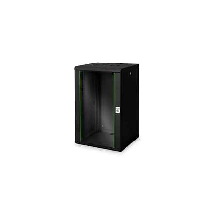ARMADIO RACK 19" A PARETE 20U, UNIQUE 998X600X600 MM, COLORE NERO (RAL 9005)