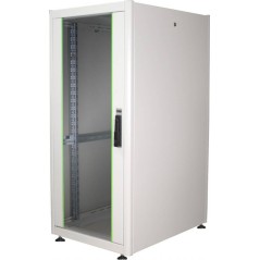 ARMADIO 32 UNITÀ 19" PER RETI E SERVER MISURE (A)1566 X (L)600 X (P)800 MM. COLORE GRIGIO CHIARO