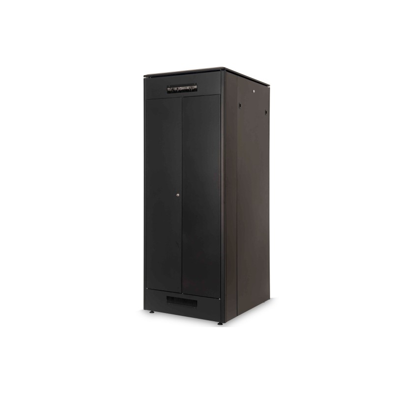 ARMADIO 42 UNITA' LINEA PROFESSIONALE MM. (A)2020 X (LL)800 X (P) 1000 COLORE NERO RAL 9005